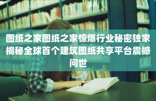 图纸之家图纸之家惊爆行业秘密独家揭秘全球首个建筑图纸共享平台震撼问世