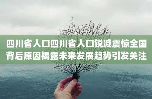 四川省人口四川省人口锐减震惊全国背后原因揭露未来发展趋势引发关注