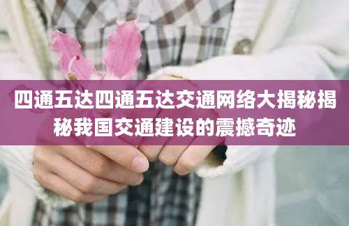 四通五达四通五达交通网络大揭秘揭秘我国交通建设的震撼奇迹