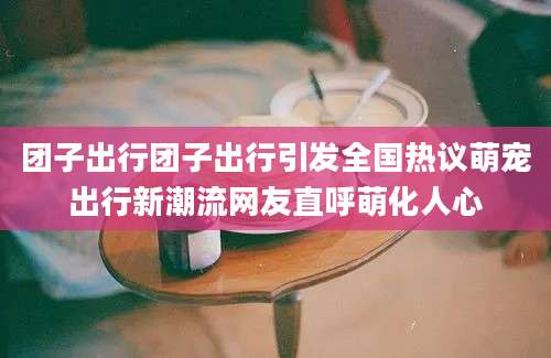 团子出行团子出行引发全国热议萌宠出行新潮流网友直呼萌化人心