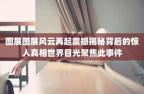 图展图展风云再起震撼揭秘背后的惊人真相世界目光聚焦此事件