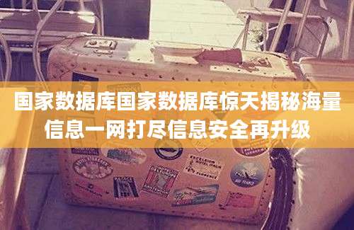 国家数据库国家数据库惊天揭秘海量信息一网打尽信息安全再升级