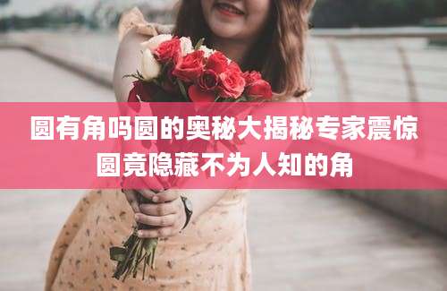 圆有角吗圆的奥秘大揭秘专家震惊圆竟隐藏不为人知的角