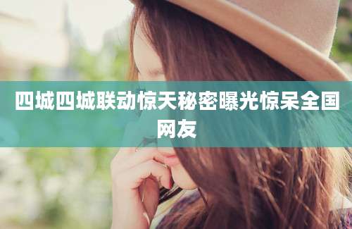 四城四城联动惊天秘密曝光惊呆全国网友