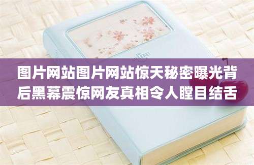 图片网站图片网站惊天秘密曝光背后黑幕震惊网友真相令人瞠目结舌
