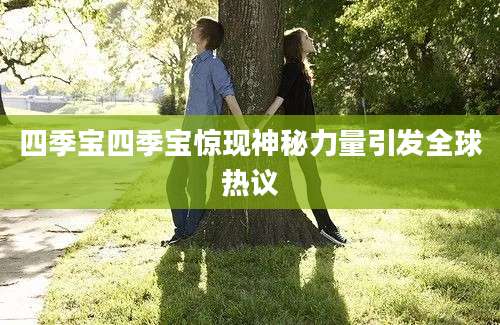 四季宝四季宝惊现神秘力量引发全球热议