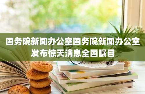 国务院新闻办公室国务院新闻办公室发布惊天消息全国瞩目