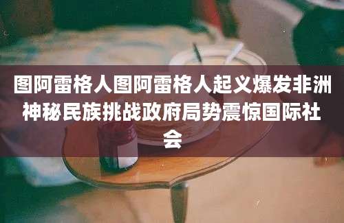 图阿雷格人图阿雷格人起义爆发非洲神秘民族挑战政府局势震惊国际社会
