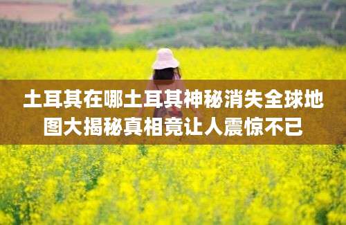 土耳其在哪土耳其神秘消失全球地图大揭秘真相竟让人震惊不已