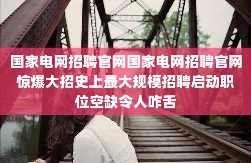 国家电网招聘官网国家电网招聘官网惊爆大招史上最大规模招聘启动职位空缺令人咋舌