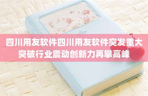 四川用友软件四川用友软件突发重大突破行业震动创新力再攀高峰