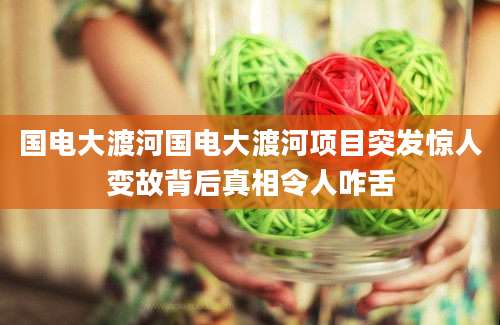 国电大渡河国电大渡河项目突发惊人变故背后真相令人咋舌