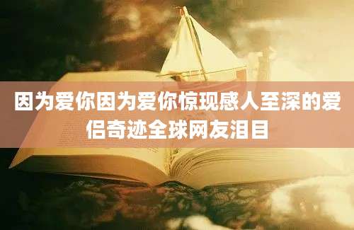 因为爱你因为爱你惊现感人至深的爱侣奇迹全球网友泪目