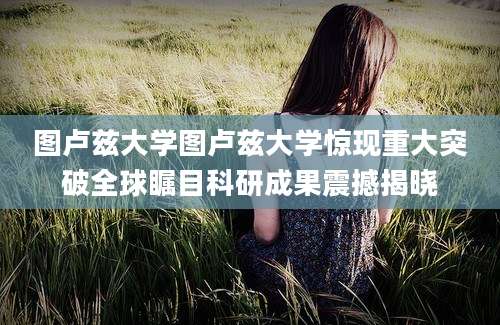 图卢兹大学图卢兹大学惊现重大突破全球瞩目科研成果震撼揭晓