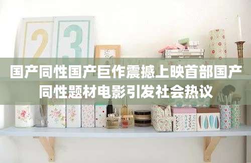 国产同性国产巨作震撼上映首部国产同性题材电影引发社会热议