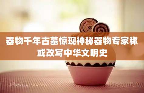 器物千年古墓惊现神秘器物专家称或改写中华文明史