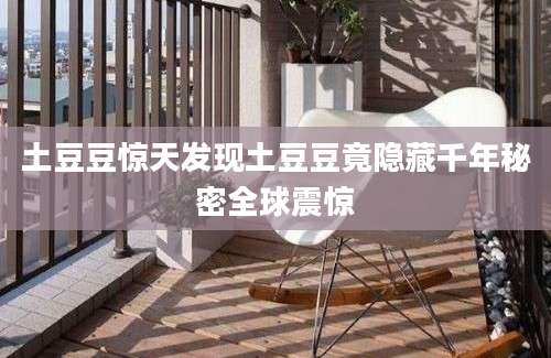 土豆豆惊天发现土豆豆竟隐藏千年秘密全球震惊