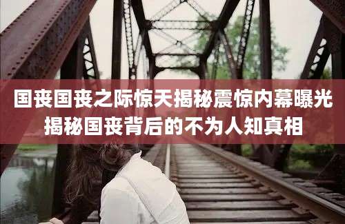 国丧国丧之际惊天揭秘震惊内幕曝光揭秘国丧背后的不为人知真相