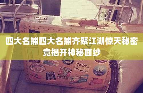 四大名捕四大名捕齐聚江湖惊天秘密竟揭开神秘面纱
