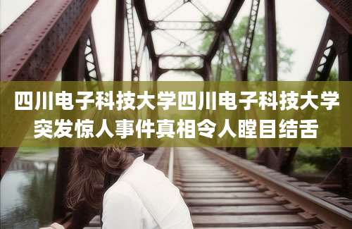 四川电子科技大学四川电子科技大学突发惊人事件真相令人瞠目结舌