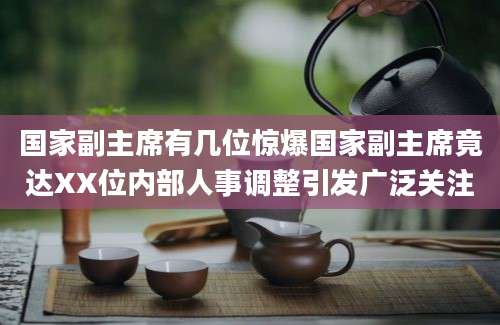 国家副主席有几位惊爆国家副主席竟达XX位内部人事调整引发广泛关注