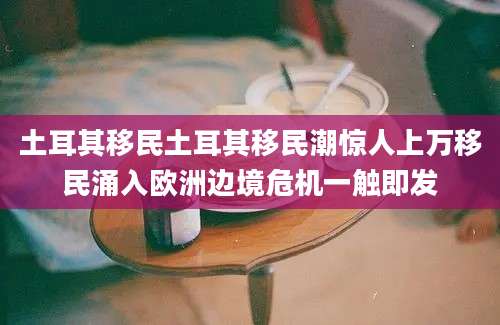 土耳其移民土耳其移民潮惊人上万移民涌入欧洲边境危机一触即发