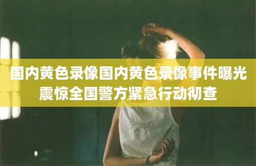 国内黄色录像国内黄色录像事件曝光震惊全国警方紧急行动彻查